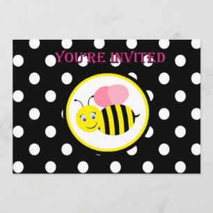 Invitation Le ronflement gaffent l'invitation d'abeille -