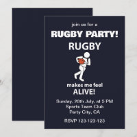 Le Rugby Me Fait Me sentir Vivant  Parti de Rugby