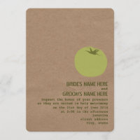 Le thème du marché agricole Mariage Inviter Tomate