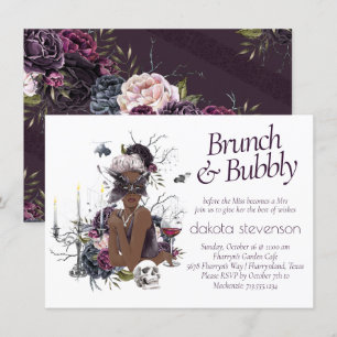 Invitation Le Vampiress   Moody Gothic Champagne Brunch