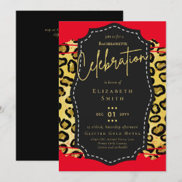 Invitation LeahG Jolie fille Posters de animaux de Glam Bache