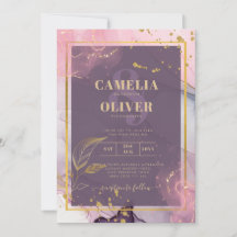 LeahG® Lavender INK Mauve Purple Mariage or