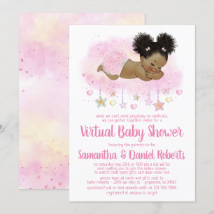 Invitation Lecteur virtuel de filles par Baby shower Invitati