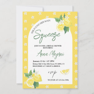 Invitation Lemon a trouvé son grand amour : Baby Shower de ma