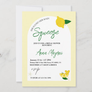 Invitation Lemon a trouvé son grand amour : Shower de mariage
