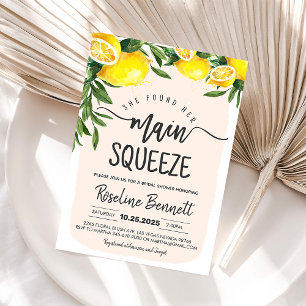 Invitation Lemon a trouvé son Squeeze principal : Shower de m