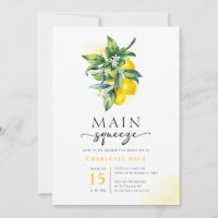 Lemon Main Squeeze Fête des mariées moderne