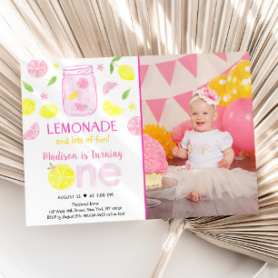 Invitation Lemonade rose Lemon Premier anniversaire