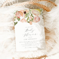 Lemonade rose moderne Baby shower d'été