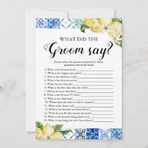 Invitation Lemons Qu'Est-Ce Que La Salle A Dit Fête des marié