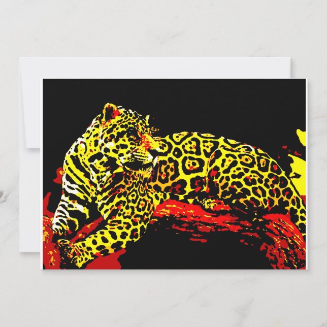 Invitation Leopard (Devant)