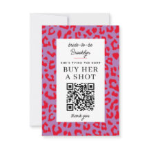 Léopard Bachelorette Party Acheter un paiement QR