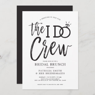 Invitation L'équipage I Do   Bridal Brunch Party