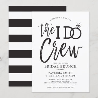 Invitation L'équipe du Oui | Brunch de l'équipe de la mariée