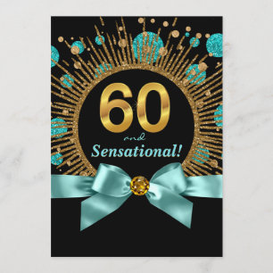 Invitation Les 60 ans sensationnels d'une femme
