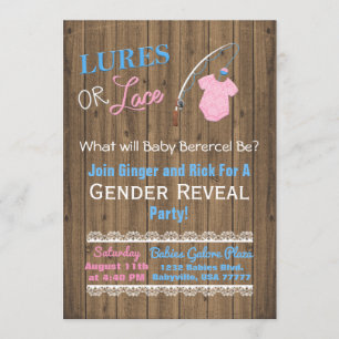 Invitation Les attraits ou le genre en bois de dentelle