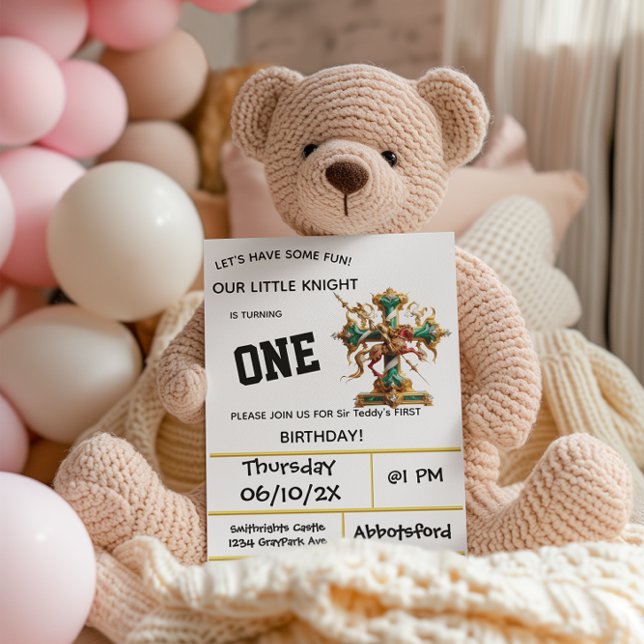 Invitation Les Chevaliers En Fête D'Armor Premier Anniversair (Créateur téléchargé)