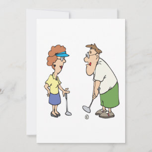 Invitation Les Couples Qui Golf Ensemble Restent Ensemble