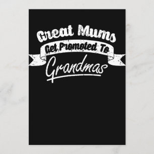 Invitation Les Filles Fantastiques Sont Promues À Gradmas Mum