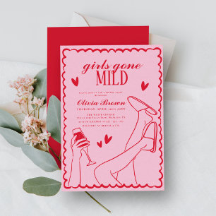 Invitation Les filles sont parties à la Fête des mariées de s