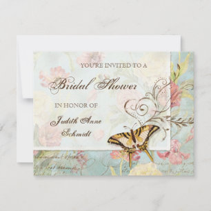 Invitation Les Fleurs Peony Rose Tulip Floral Flowers Mariage