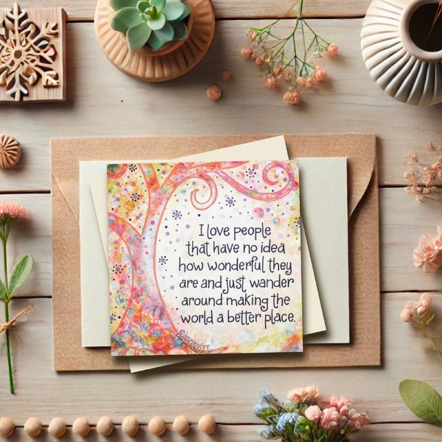 Invitation Les gens qui font du monde un meilleur Merci (Créateur téléchargé)