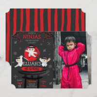 Les Guerriers De Ninja Sur Le Toit Photo Anniversa