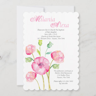 Invitation Les Joys de l'invitation du printemps