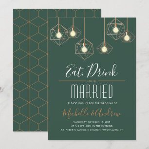 Invitation Les lumières de Geo mangent la boisson et soient