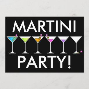 Invitation - Les Martinis partent, partent