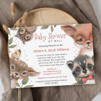 Les mignons animaux de bois Baby shower par la pos