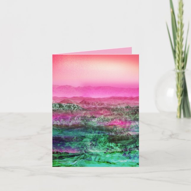 Invitation Les montagnes du désert (Devant)