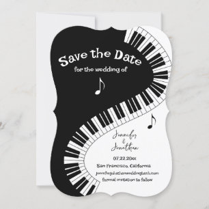Invitation Les musiciens créatifs Les clés de piano Sauvez la