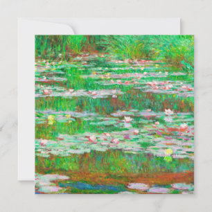Invitation Les nénuphars de Monet