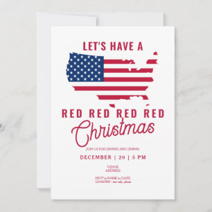 Invitation Les partisans républicains de Trump ont un Noël ro