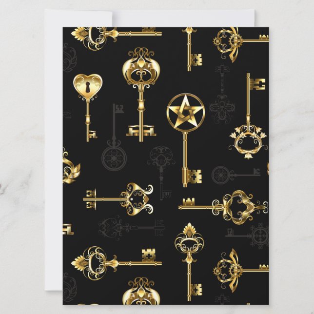 Invitation Les Patters de Seamless avec Golden Keys (Devant)