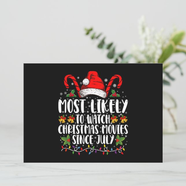 Invitation Les Plus Probables Regarder Les Films De Noël Depu (Debout devant)