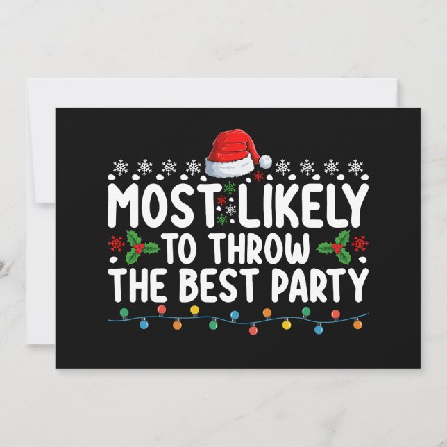 Invitation Les Plus Susceptibles De Jouer Le Noël De La Meill (Devant)