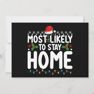 Invitation Les Plus Susceptibles De Rester À La Maison Noël F