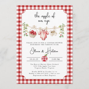 Invitation Les Pommes de Nos Yeux pour les Couples