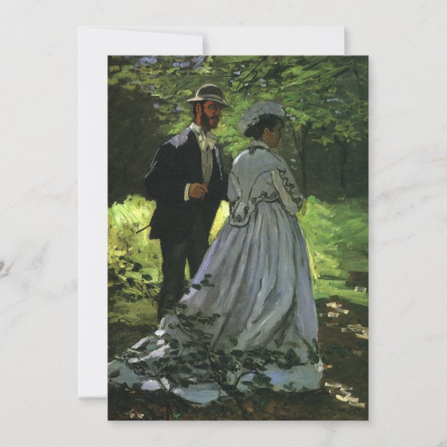 Invitation Les Promeneurs, alias Les Flâneurs par Claude Mone (Devant)