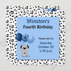 Invitation Les Quatre-Birthday
