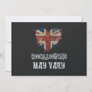 Invitation Les souvenirs peuvent varier - HM Queen Citation