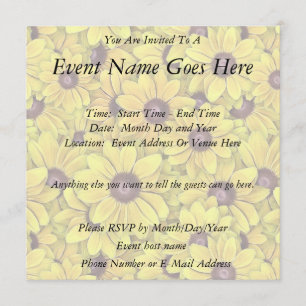 Invitation Les Susans à paupières partout