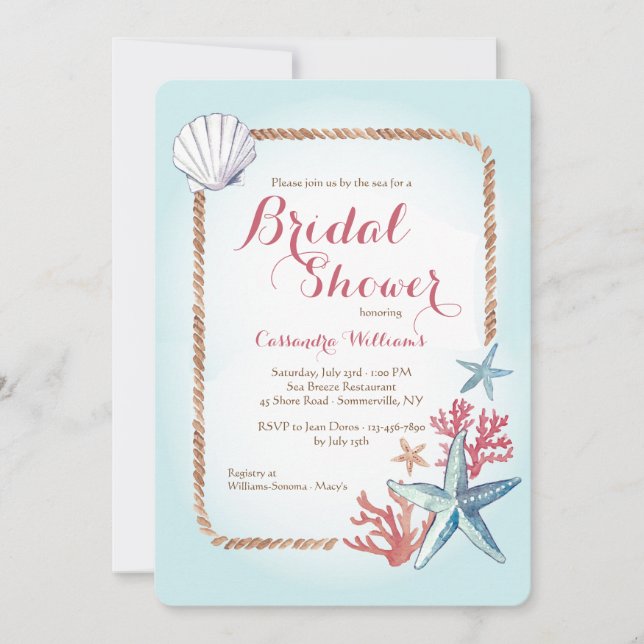 Invitation Les trésors de l'invitation maritime (Devant)