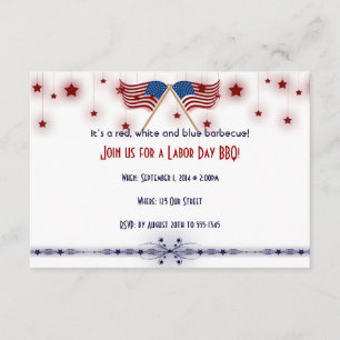 Invitation Les USA patriotiques marquent et tiennent le