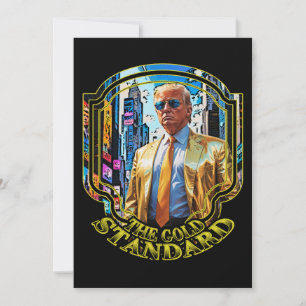 Invitation L'étalon or - Président Trump 2024