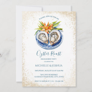 Invitation l'été moderne huster rôti pastel côtier