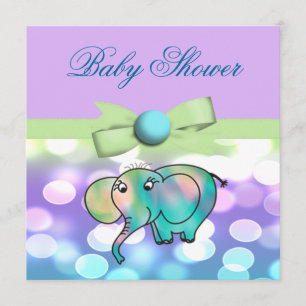 Invitation L'étincelle pointille le baby shower en pastel