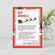 Lettre Dada Absurdiste de Père Noël